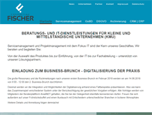 Tablet Screenshot of consulting-fischer.com